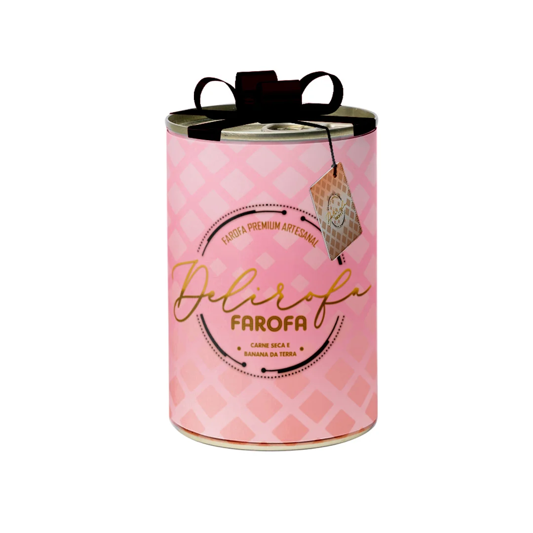 Farofa Artesanal Premium Carne Seca Com Banan da Terra