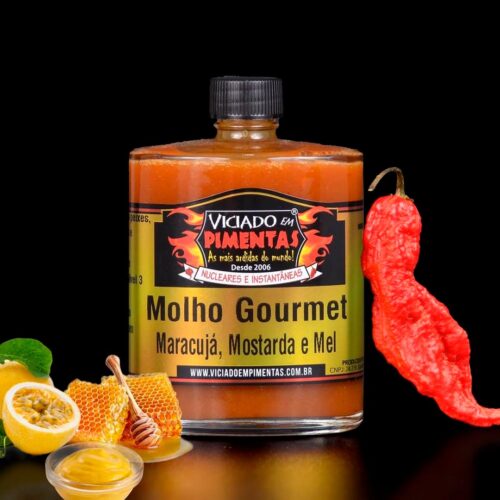 Molho Gourmet Sabor Maracujá Mostarda E Mel